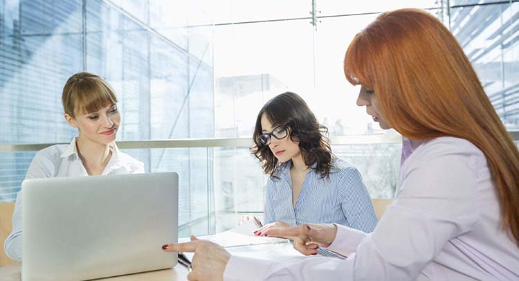 Social media strategy meeting