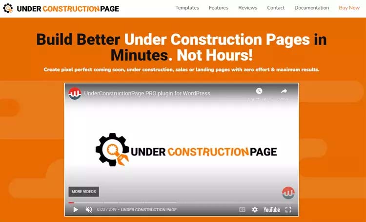 Under Construction Page Plugin