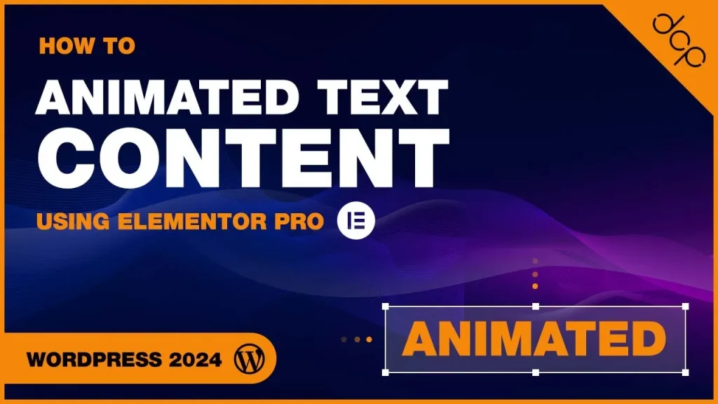 How to animated text content using Elementor Pro [Easy Tutorial]